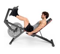 PASYOU PM30 Presse Jambes Avec 6 Dossiers Réglables Machine d'Extension Des Jambes, Banc Poids Avec Curl Des Jambes Maximale 100KG