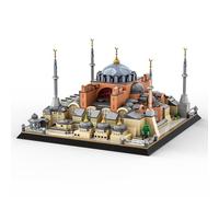 Pasyru Sainte-Sophie Blocs de Construction Set, 1436 Pièces Blocs de Construction Architecture Ensemble, DIY Modular Maison Maquette Set, Compatible avec Les Grandes Marques