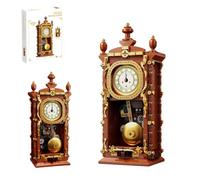 Pasyru Vintage Pendulum Building Blocks Kit, 751 PCS Pendulum Bricks Model Set, DIY Creative Construction Building Block Model, Unique Collectible for Home Decor, Creative Gifts for Adults and Teens