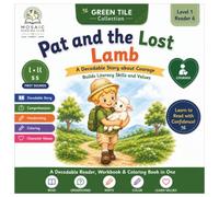 Pat and the Lost Lamb: A Decodable Story That Builds Literacy Skills & Values - A Reader, Workbook & Coloring Book in One