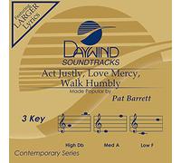 Pat Barrett - Act Justly, Love Mercy, Walk Humbly [Accompaniment/Performance Track] [Import]