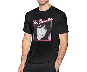 Pat Benatar Cotton T-Shirt Unisex Gift Men's Black Tees M