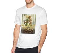 Pat Benatar T Shirt Men's Cotton T Shirt Fashion O Neck Short Sleeve Tees Black Manches Courtes(X-Large)