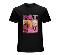 Pat Butcher T-Shirt Graphic Tee for Men O-Neck Funny Tee Short Sleeve Black S