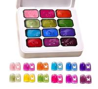 Pat Gel À Ongles 12 Couleurs avec un Effet Blush Dégradé