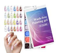 Pat Gel Palette - 24-color Grid Nail, High-saturation Soli