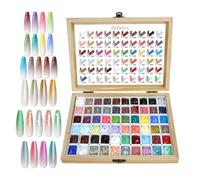 Pat Gels For Nails - Resin 60 Colors | Gradient Highly Pigmented | For DIY