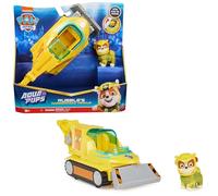 PAW Patrol PAT' PATROUILLE AQUA PUPS - Voiture + Figurine Ruben - Voiture Pat Patrouille Ruben - Figurine à Collectionner - Thème Mer Et Aventures Sous-Marines - - Jouet Enfant 3 Ans +