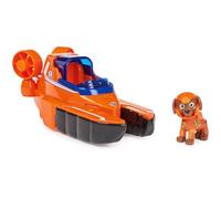 PAW Patrol PAT' PATROUILLE AQUA PUPS - Voiture + Figurine Zuma - Voiture Pat Patrouille Zuma - Figurine à Collectionner - Thème Mer Et Aventures Sous-Marines - - Jouet Enfant 3 Ans +