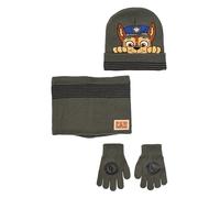 Pat Patrouille, Bonnet, Tour de Cou et Gants, Garçon (Vert, 54 cm)
