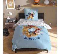 Pat Patrouille Camp Parure de lit imprimée 100% coton - Licence officielle