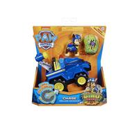 Pat Patrouille Dino : Chase Et Son Quad Tout Terrain De Police + Un Dinonaure Mystere - Vehicule Deluxe - Voiture - Figurine Chien