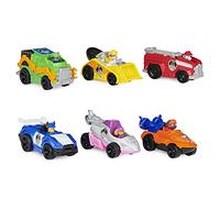 PAT PATROUILLE LE FILM - PACK DE 6 VÉHICULES TRUE METAL - Coffret de 6 Véhicules Die-Cast du Film Dont 2 Exclusifs La Pat' Patrouille - Paw Patrol - 6060428 - Jouet Enfant 3 Ans et + Multicolore