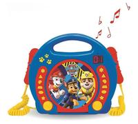 Lexibook Lecteur CD portable Pat Patrouille avec 2 microphones Multicolore TU