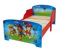 Fun House | Lit Enfant Pat Patrouille Avec Lattes | 140 x 70 x 59 Cm | Licence Officielle | Collection Chambre Pat Patrouille | Poids Max 50 Kg | Dès 24 Mois | Bois MDF | Bleu | 712532