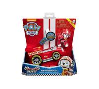 Pat Patrouille : Marcus Et Sa Voiture De Course A Retrofriction Et Sonore - Vehicule Deluxe - F1 - Race Go - Figurine Chien