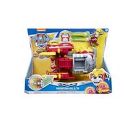 Pat Patrouille Marcus Et Son Camion Pompier Transformable - Vehicule De Luxe Mighty Pups - Figurine Et Vehicule