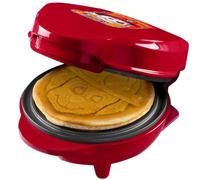 Pat' Patrouille Mini Gaufrier avec plaque spéciale "Marshall", taille des gaufres : Ø 10 cm, taille idéale pour les enfants, pour les anniversaires ou comme cadeau, produit sous licence officielle
