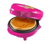 Pat' Patrouille Mini gaufrier avec plaque spéciale « Skye », taille gaufrée : Ø 10 cm, taille idéale pour les enfants, pour les anniversaires ou comme cadeau, produit sous licence officielle, couleur