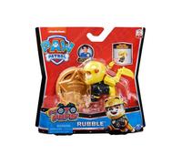 Pat Patrouille Moto Pups : Chien Ruben Avec Sa Fonction Speciale + Badge Chef De Chantier - Figurine Animaux - Paw Patrol Nouveaute