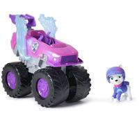 Paw Patrol: Rescue Wheels, Camion Monstre Roxi avec Transformation et Figurine d'action à Collectionner, Jouets pour garçons et Filles à partir de 3 Ans
