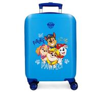 Pat' Patrouille Paw Patrol Playful Outdoors Valise de Cabine Bleue 33 x 50 x 20 cm Rigide ABS Fermeture à Combinaison latérale 28,4 l 2 kg 4 Roues Doubles Bagage Main, Bleu, Medium, Valise de Cabine