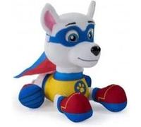 Pat patrouille - peluche apollo 21 cm chien masqué - nouveauté - set doudou enfant avec 1 carte tigre