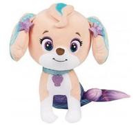 Pat patrouille - peluche coral 31 cm chienne aqua pups - nouveaute - set doudou enfant et une carte tigre