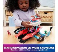 PAW Patrol - Pat Patrouille Le Film - Quartier Général Marine Pup Squad - Stella Chase Figurine Pat Patrouille À Collectionner - Voiture Enfant - Jouet Enfant 3 Ans et +