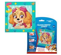 Diamond Dotz Paw Patrol Skye Kit de peinture diamant pour adultes - Kit d'art diamant créatif relaxant avec strass Dotz