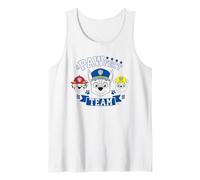 Pat' Patrouille Style rétro Classique Team Chase Marshall Rubble Débardeur