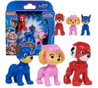 Pat Patrouille The Movie 2 Petit lot de 3 figurines Chase Chase Marshall puppies