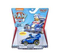 Pat Patrouille Vehicule En Metal : Chase Et Son Voiture De Police 7 Cm - Paw Patrol Voiture Miniature Bleu Race Rescue
