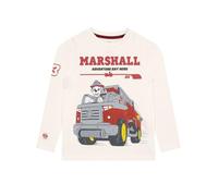 Pat Patrouille Vetement, Tee Shirt Manches Longue Garcon Fire Rescue, Tee Shirt Enfant Garcon Marshall, Crème 2-3 Ans