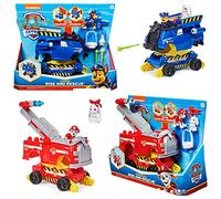 Pat' Patrouille - Voiture Transformable avec Figurines d'action Chase ou Marshall et Accessoires - Modèle aléatoire - 6062104 - Jouets pour Enfants 3 Ans +