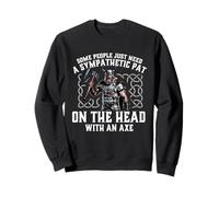 Pat sympathique sur la tête - Mythologie Nordique du Guerrier Viking Sweatshirt