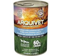Pata-Arquivet Pack 6 Unités - Senior & Light - Poulet Aux Pommes De Terre Et Riz - 400 G - Aliments Humides Pour Chiens - Toutes Les Races