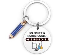 Pata-Cadeau Chimiste, Porte-Clés Pour Les Amateurs De Chimie, Cadeau D'anniversaire Pour Femme, Petite Amie, Cadeau Pour Papa, Homme, Oncle, Collègue, Ami, Frère, Anniversaire, Noël, Saint-Valentin,