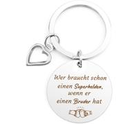 Pata-Cadeau Pour Frère, Cadeau Pour Frère, Cadeau D'anniversaire, Cadeau D'halloween, Cadeau Pour Frère, Cadeau De Pâques, Porte-Clés Pour Frère, Porte-Clés