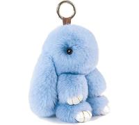 PATA-Doux Et Moelleux Lapin Porte-Clés Mignon En Peluche - Porte-Clés En Fausse Fourrure Avec Pompon - Décoration