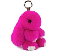 PATA-Doux Et Moelleux Lapin Porte-Clés Mignon En Peluche - Porte-Clés En Fausse Fourrure Avec Pompon - Décoration