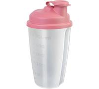 PATA-Gobelet Mélangeur/Shaker avec Echelle/Graduation de mesure, Disque Mélangeur amovible et Bec verseur refermable, Capacité : 0,5 l, 2435227P, Rose