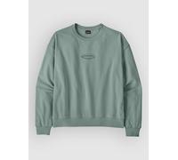 Patagonia - Women's 95 Oval Logo Daily Crew - Pull - S - cover green