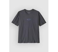 Patagonia - Women's 95 Oval Logo Oversized T-Shirt - T-shirt - M - smolder blue