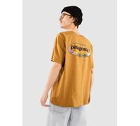 Patagonia - M's '95 Oval Logo T-Shirt - T-shirt homme Bobcat Brown: Sunshine - M