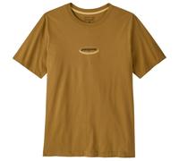 Patagonia - '95 Oval Logo Bobcat Brown Sunshine - S - Tee-shirt
