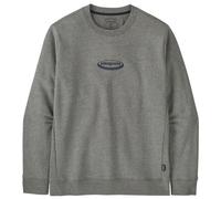 Patagonia Sweat manches longues 95 Oval Logo Uprisal Crew Gris Homme