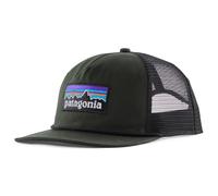 Patagonia - Airfarer Cap - Casquette - One Size - p-6 logo old growth green