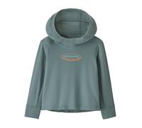 Patagonia - Baby Cap SW Hoody - Sweatshirt à capuche enfant '95 Oval Logo Shelly Shelly: Blue Sage - 18M