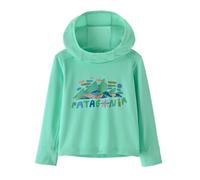 Patagonia - Baby Cap SW Hoody - Sweatshirt à capuche enfant Fitz Roy Superbloom: Early Teal - 2T